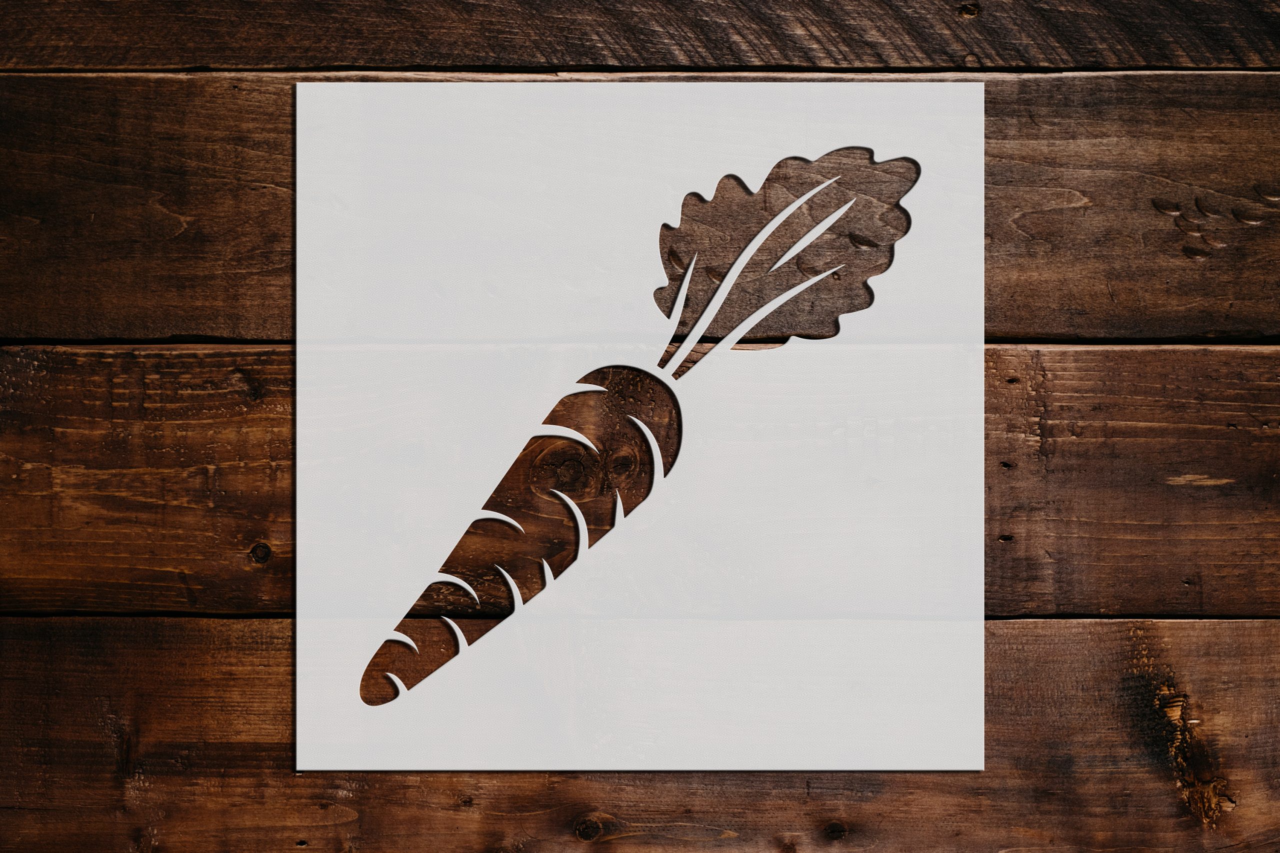 Carrot Stencil - Art and Wall Stencil - Stencil Giant