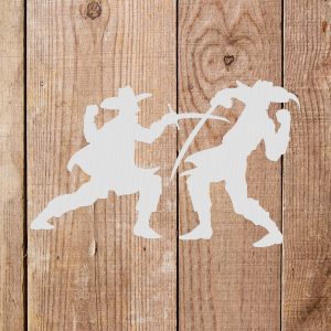 Musketeers Stencil - Art and Wall Stencil - Image 3