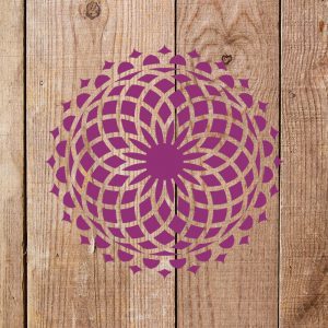 Flower Stencil - Art and Wall Stencil - Image 5