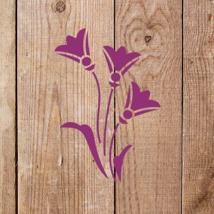 Flowers Stencil - Art and Wall Stencil - Image 4