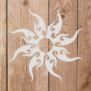 Sun Stencil - Art and Wall Stencil - Image 5