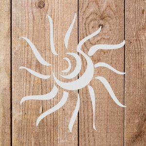 Sun Stencil - Art and Wall Stencil - Image 5