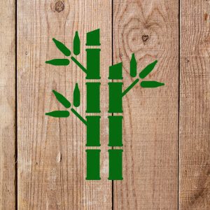 Bamboo Stencil - Art and Wall Stencil - Image 4