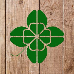 Four Leaf Clover Stencil - Art and Wall Stencil - Image 4