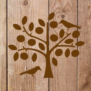 Tree with Birds Stencil - Art and Wall Stencil - Image 5