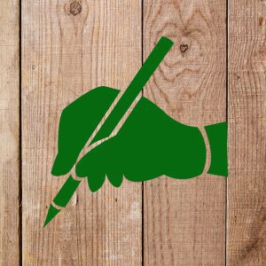 A Hand Writing Stencil - Art and Wall Stencil - Image 5