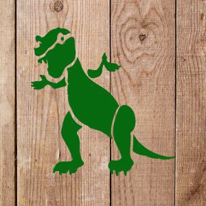 Cute T-rex Stencil - Art and Wall Stencil - Image 5