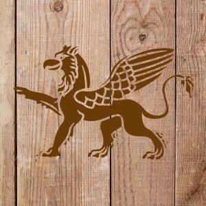 Gryphon Stencil - Art and Wall Stencil - Image 3