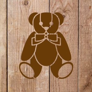 Teddy Bear Stencil - Art and Wall Stencil - Image 4