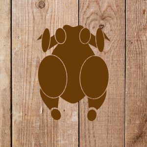 Whole Chicken Stencil - Art and Wall Stencil - Image 5