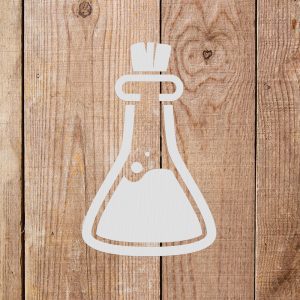Potion Bottle Stencil - Art and Wall Stencil - Image 5