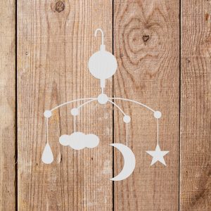 Baby Mobile Stencil - Art and Wall Stencil - Image 4