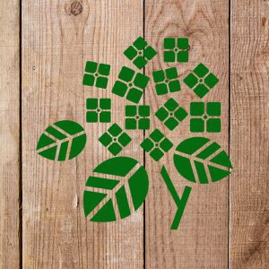 Leaf and Box Pattern Stencil - Art and Wall Stencil - Image 5