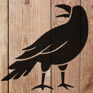 Crow Stencil - Art and Wall Stencil - Image 4