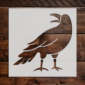 Crow Stencil - Art and Wall Stencil - Image 3