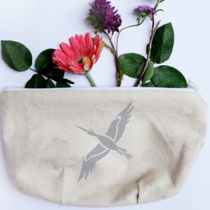 Flying Crane Egret Heron Stencil - Art and Wall Stencil - Image 3