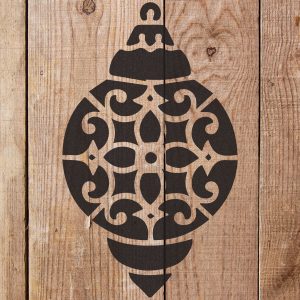 Christmas Ornament Stencil - Art and Wall Stencil - Image 3