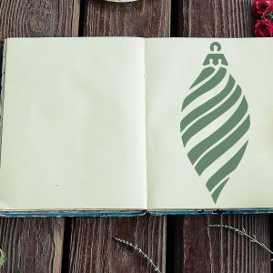 Christmas Ornament Stencil - Art and Wall Stencil - Image 5