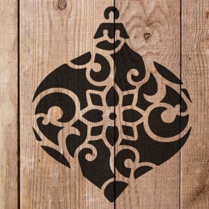 Christmas Ornament Stencil - Art and Wall Stencil - Image 5