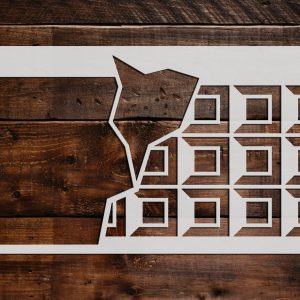 Chocolate Bar Stencil - Art and Wall Stencil