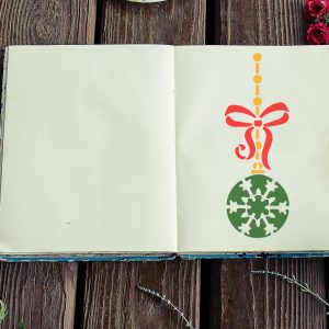 Christmas Ornament Stencil - Art and Wall Stencil - Image 4