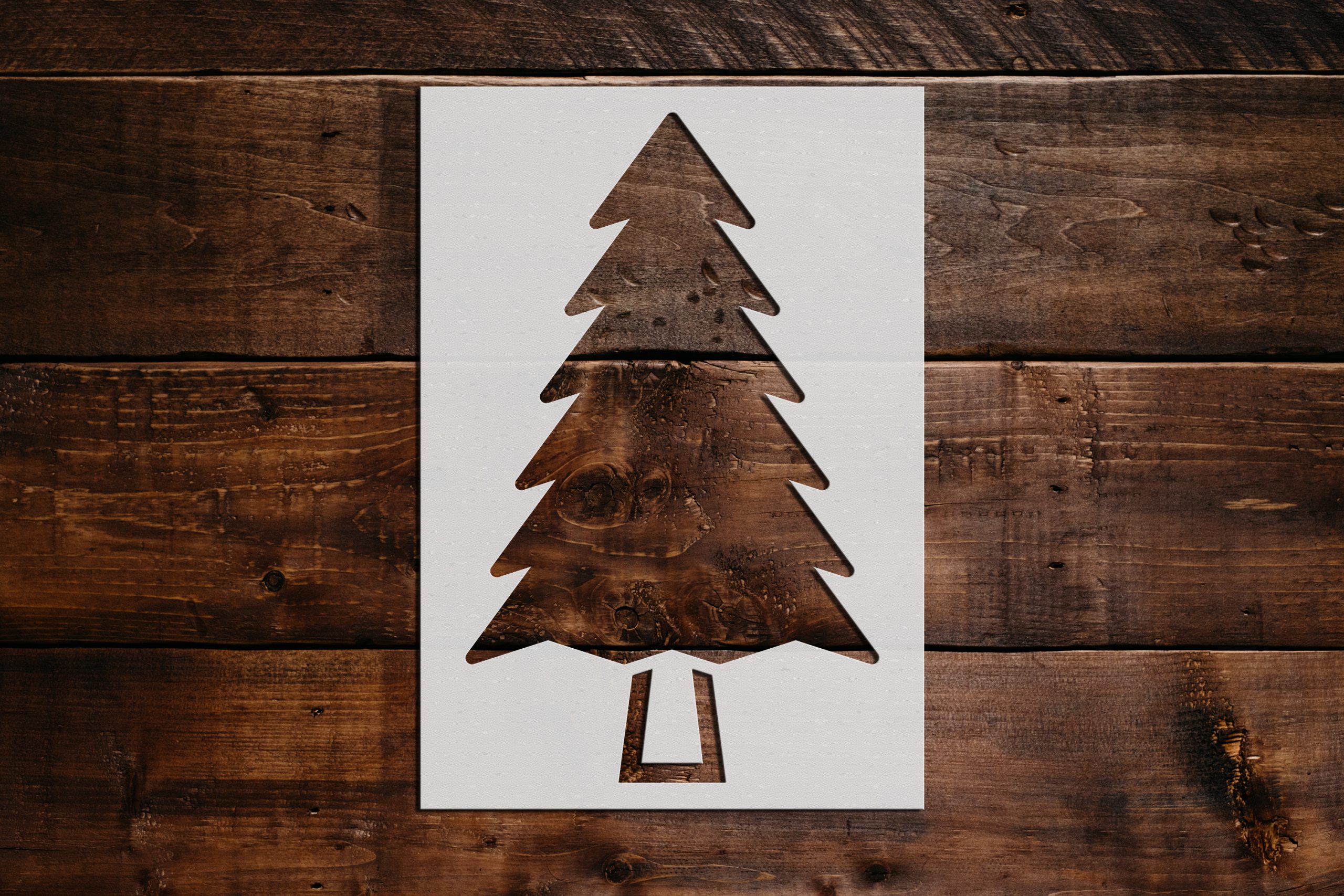 Pine Tree Stencil - Art and Wall Stencil