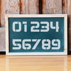 0-9 Numbers Stencil - Art and Wall Stencil - Image 4