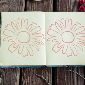 Daisy Stencil - Art and Wall Stencil - Image 3