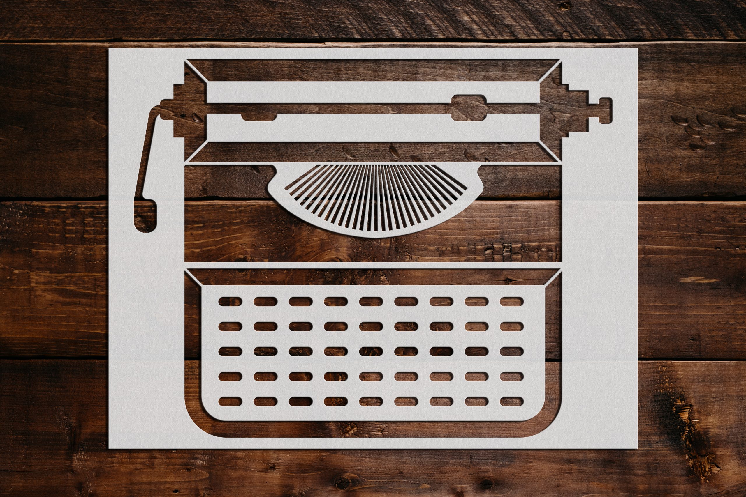 Typewriter Stencil Art and Wall Stencil Stencil Giant