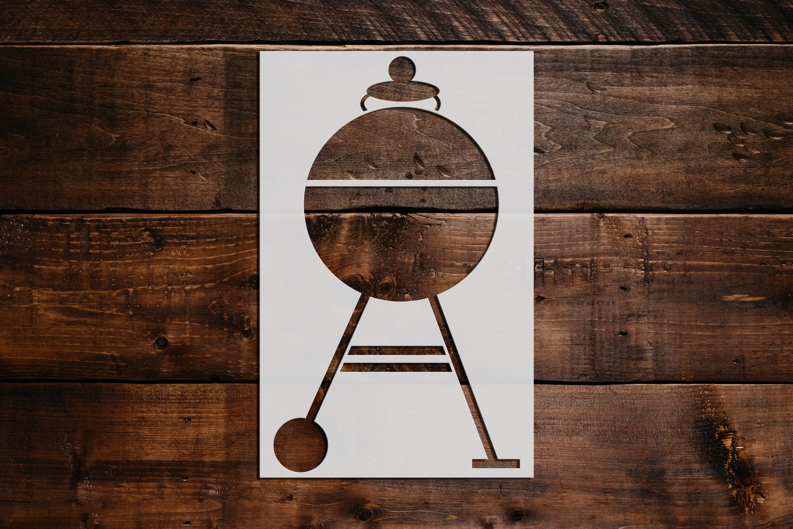 Cooking Grill Stencil - Art and Wall Stencil - Stencil Giant