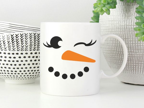 Mixed Media Snowman Wall Art - Spot of Tea Designs
