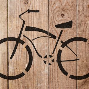 Bicycle Stencil - Art and Wall Stencil - Image 4