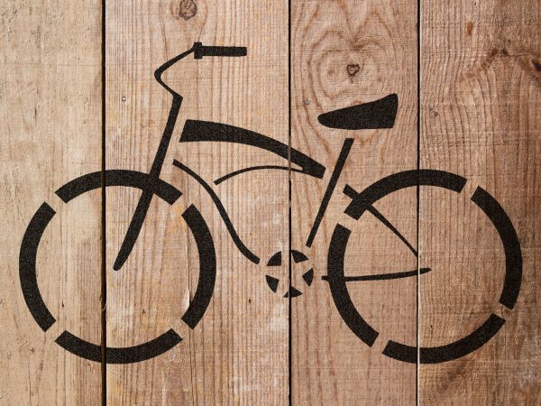 Bicycle Stencil - Art and Wall Stencil - Stencil Giant