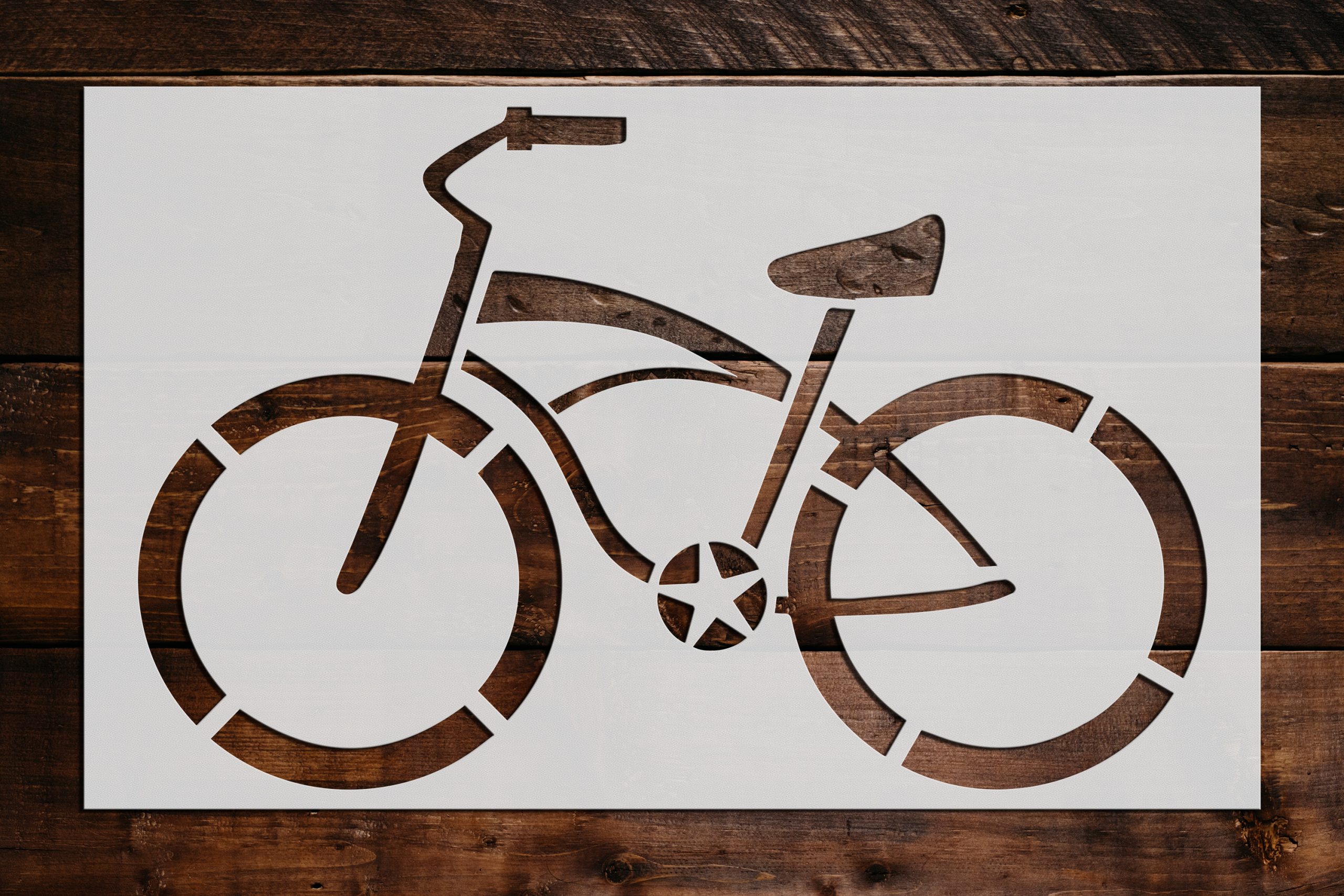 Bicycle Stencil - Art and Wall Stencil - Stencil Giant