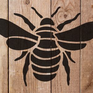 Bee Stencil - Art and Wall Stencil - Image 3