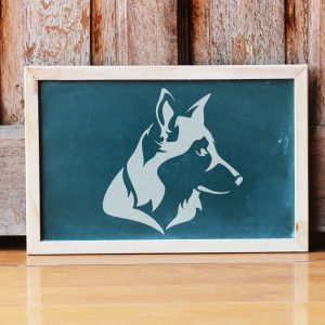 Wolf Husky Stencil - Art and Wall Stencil - Image 5