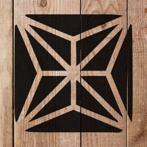 Diamond Star Tile Stencil - Art and Wall Stencil - Image 3