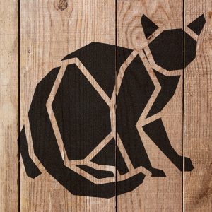 Cat Stencil - Art and Wall Stencil - Image 5
