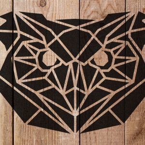 Owl Stencil - Art and Wall Stencil - Image 3