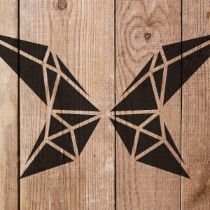 Butterfly Stencil - Art and Wall Stencil - Image 3