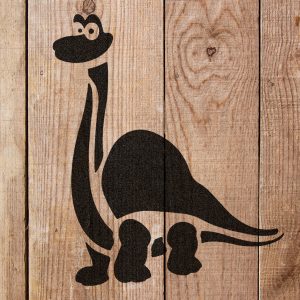 Cute Dinosaur Stencil - Art and Wall Stencil - Image 3