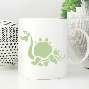Funny Dinosaur Stencil - Art and Wall Stencil - Image 3