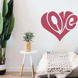 Love Heart Stencil - Art and Wall Stencil - Image 3