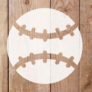 Baseball Stencil - Art and Wall Stencil - Image 5