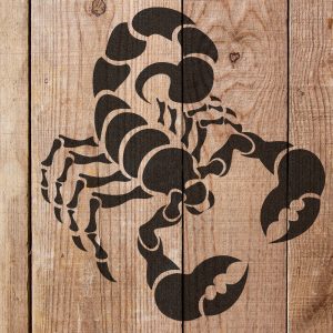 Scorpion Stencil - Art and Wall Stencil - Image 4