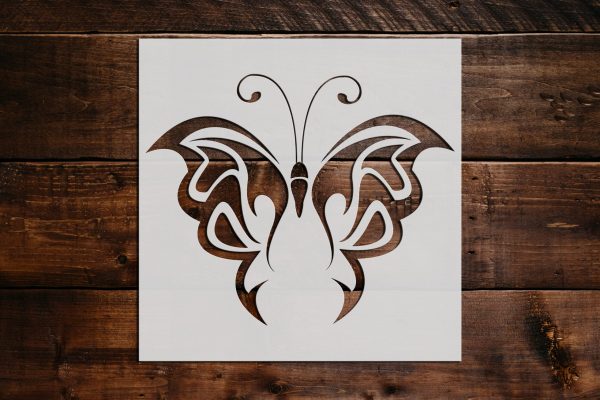 Tribal Butterfly Stencil – Stencils For Wall US