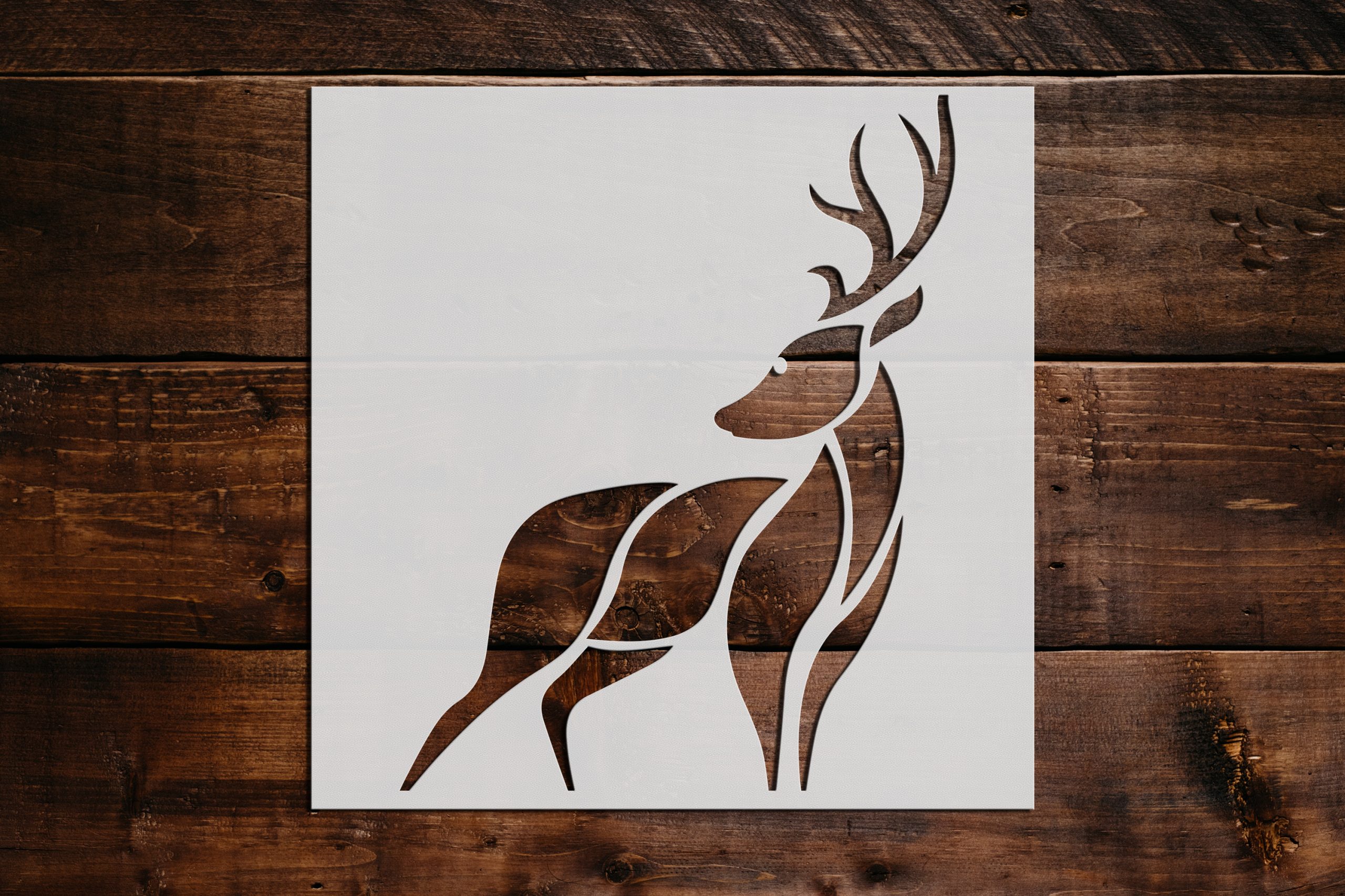 Deer Stencil - Art and Wall Stencil - Stencil Giant