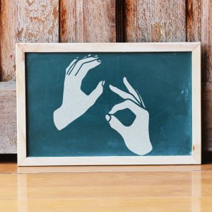 Hands Stencil - Art and Wall Stencil - Image 3