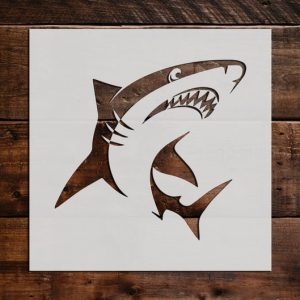 Shark Stencil - Art and Wall Stencil - Image 5