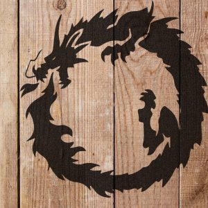 Dragon Circle Stencil - Art and Wall Stencil - Image 5